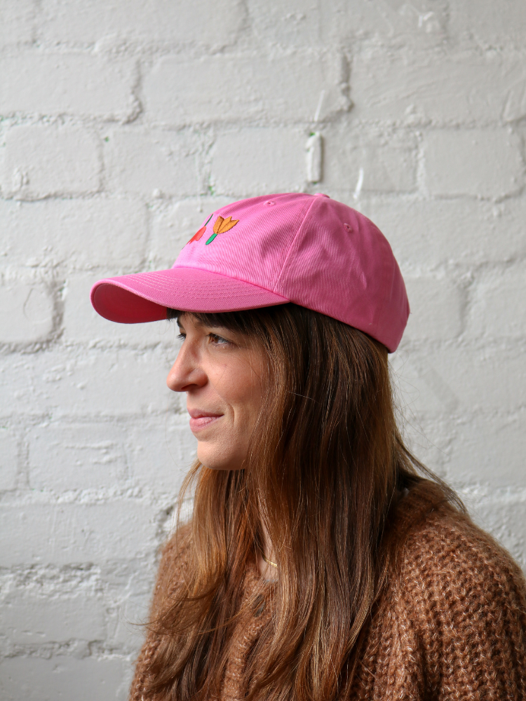 Forget Me Not Cap - Pink