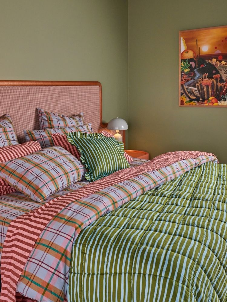 Strokes Quilted Throw