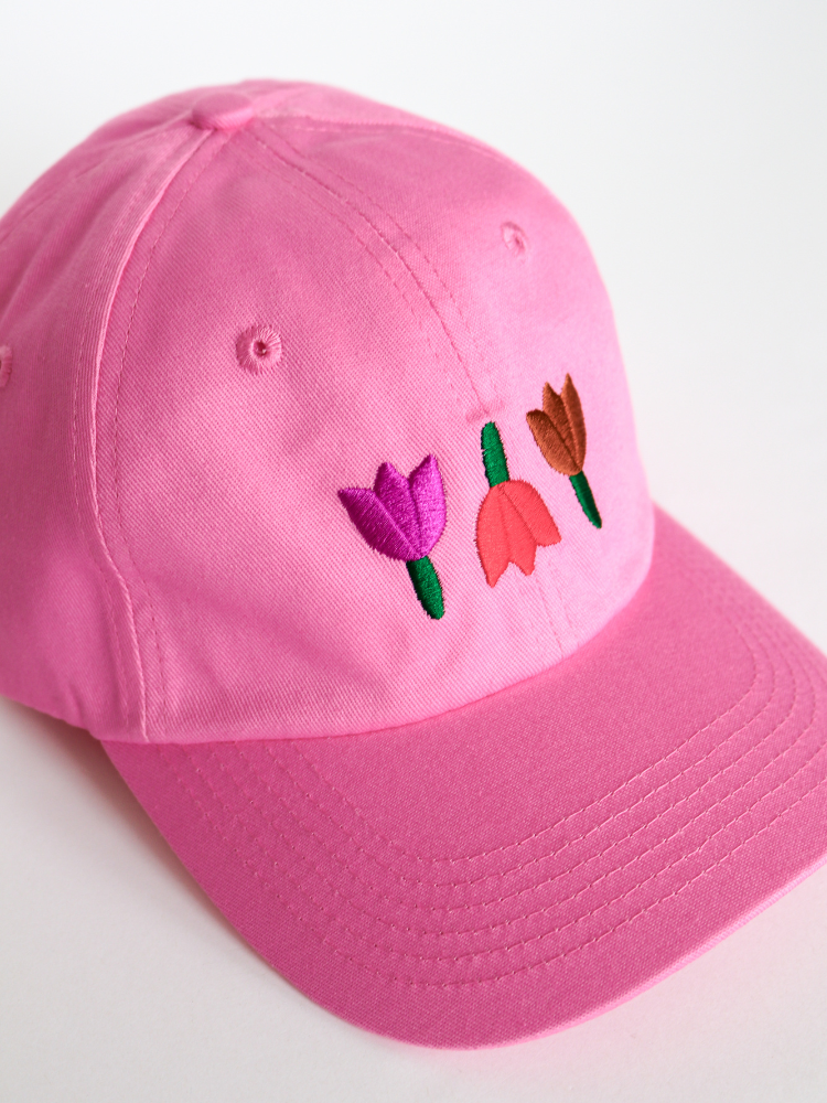 Forget Me Not Cap - Pink