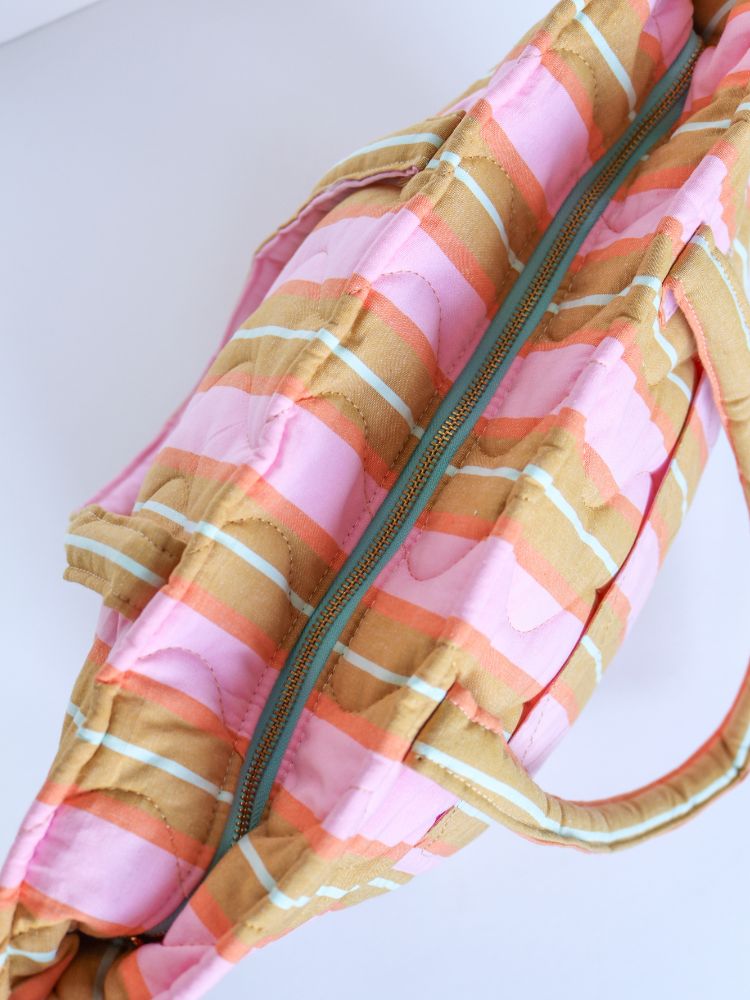Sunrise Stripe Quilted Bag