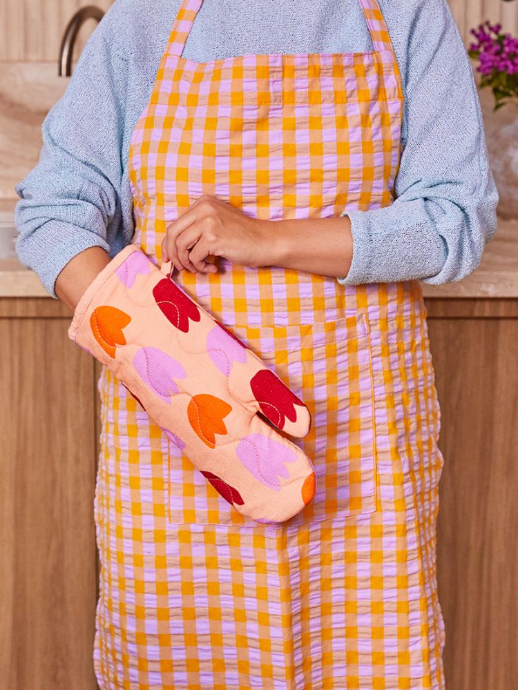 Tulip Fields Oven Mitt