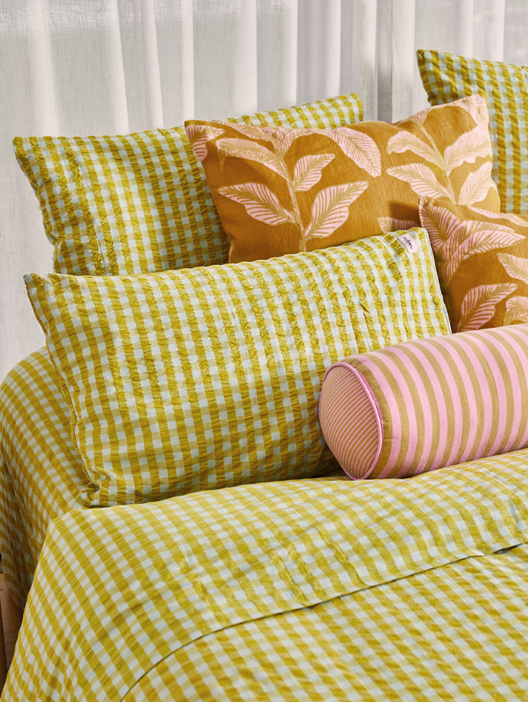 Citrus Seersucker Quilt Cover