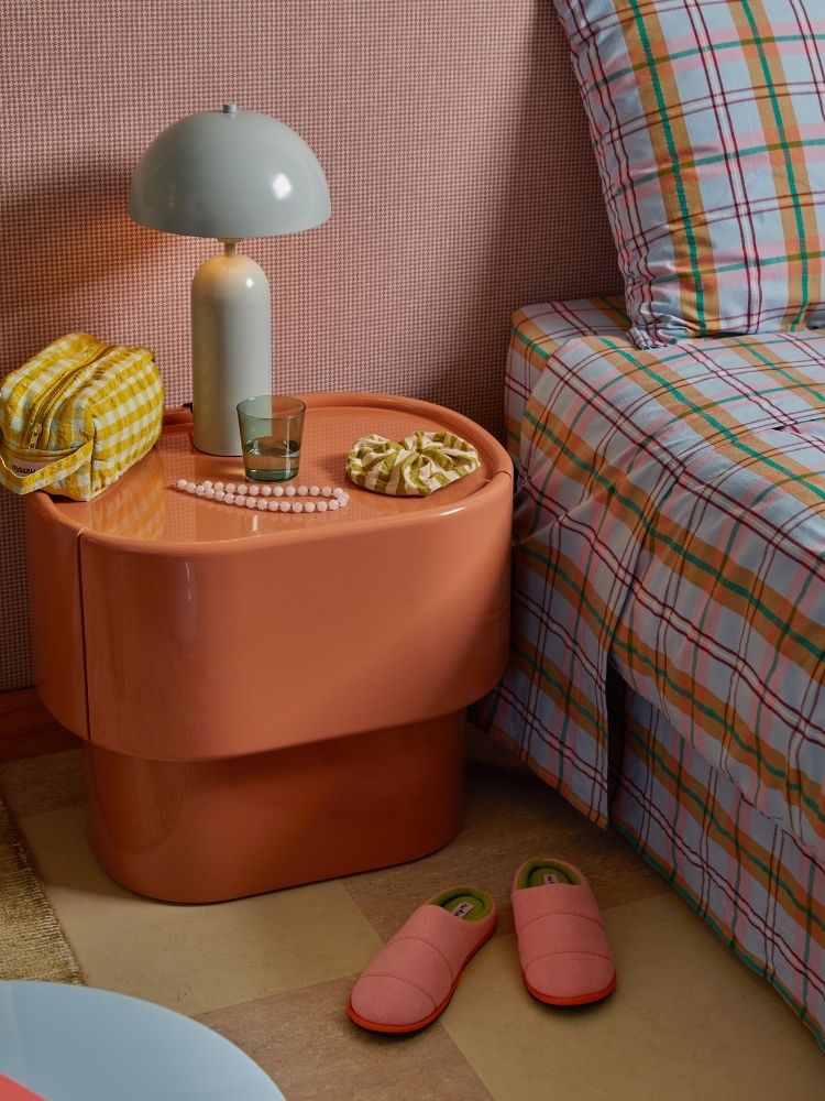 Citrus Seersucker Dopp Kit