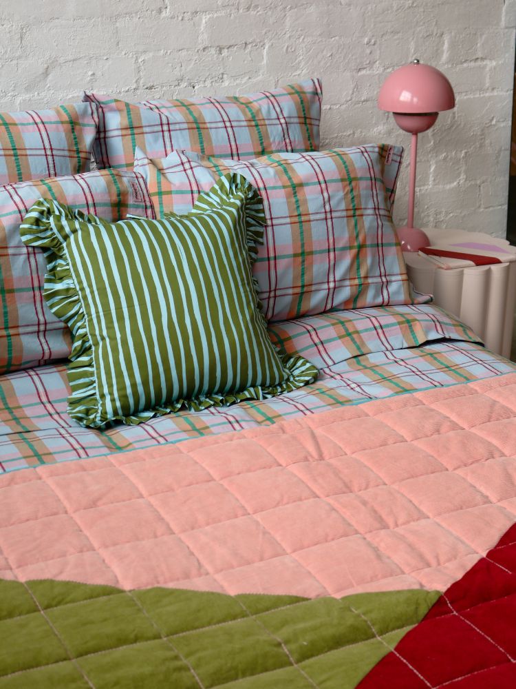 Confetti Plaid Flat Sheet