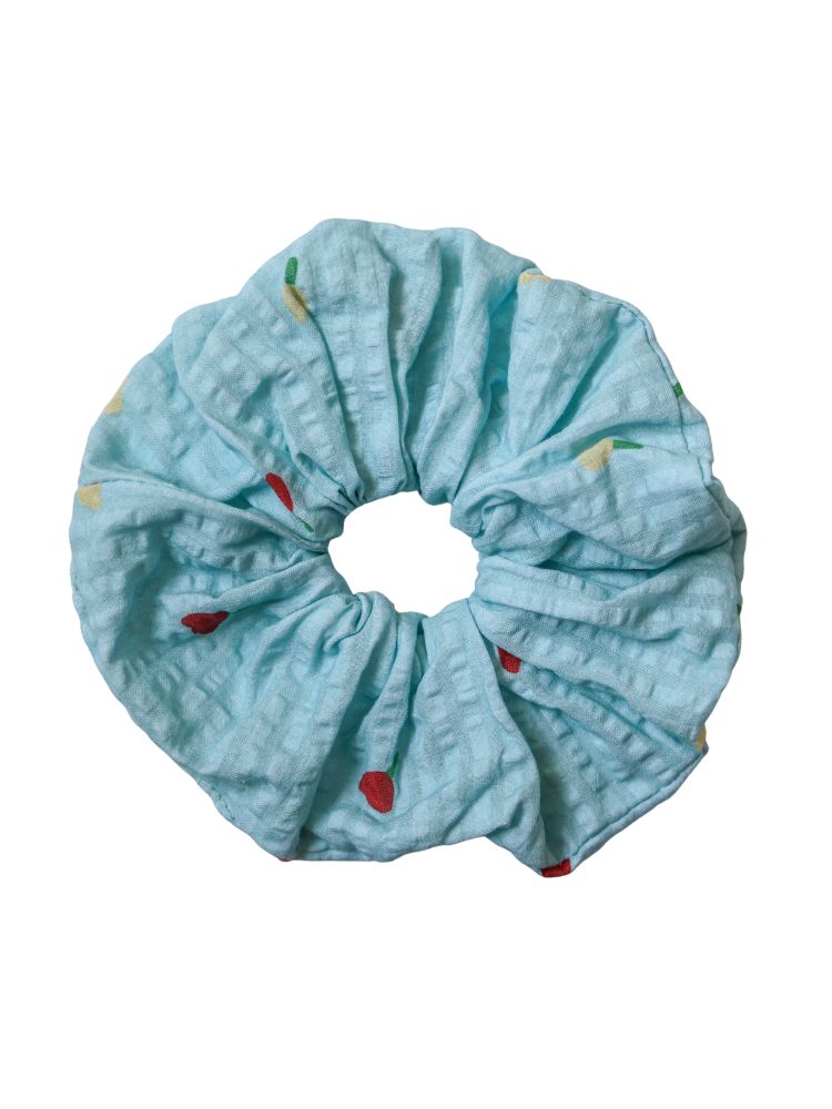 Forget Me Not Scrunchie in Sky