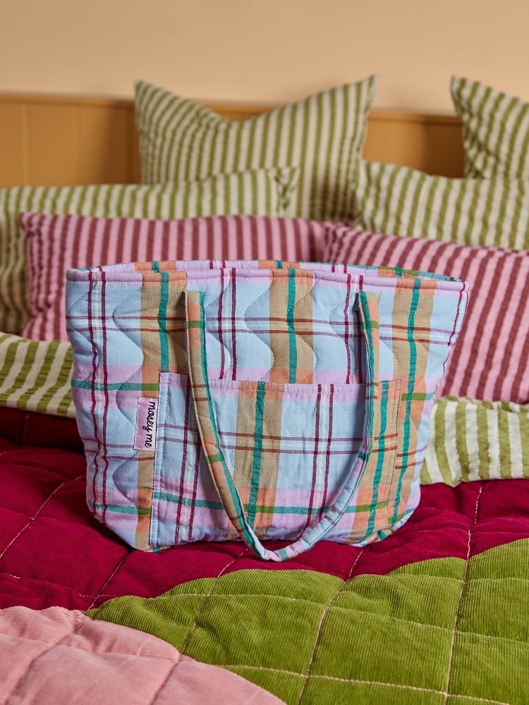 Confetti Plaid Quilted Bag