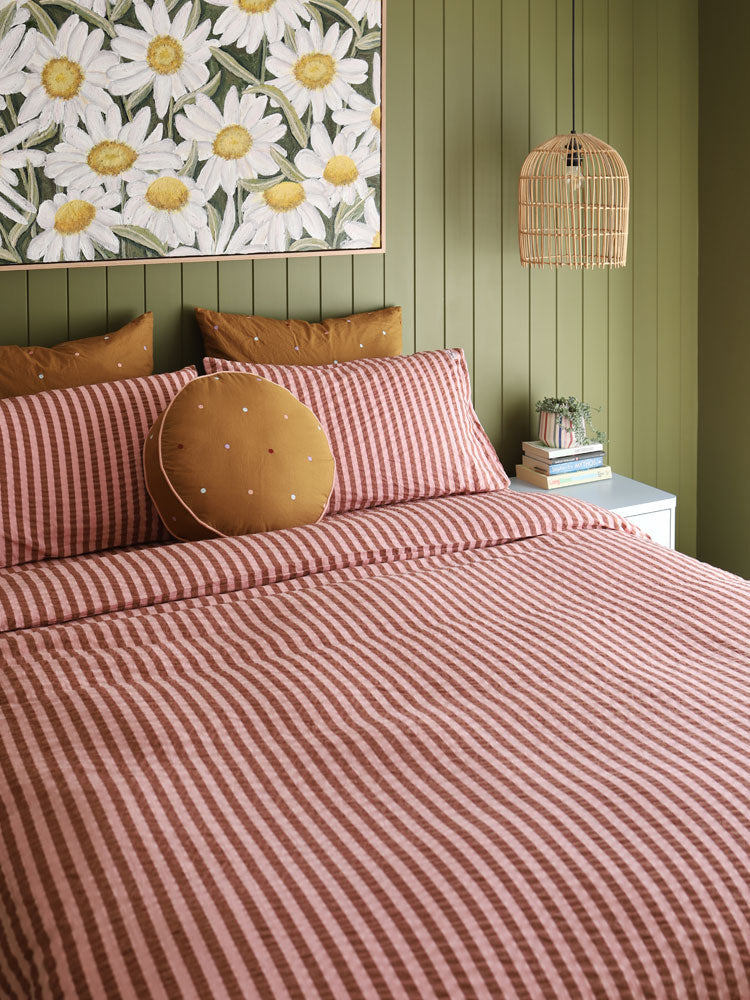 Sundae Seersucker Quilt Cover