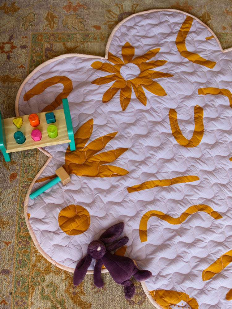 Floral Dreams Reversible Playmat  by Mosey Me