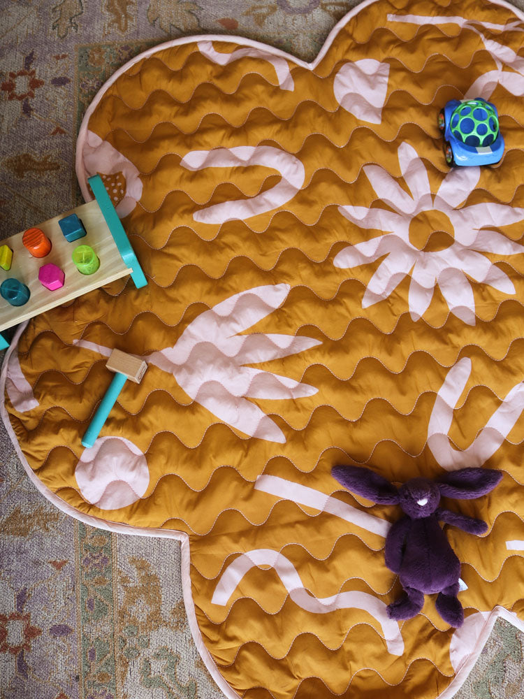 Floral Dreams Reversible Playmat  by Mosey Me