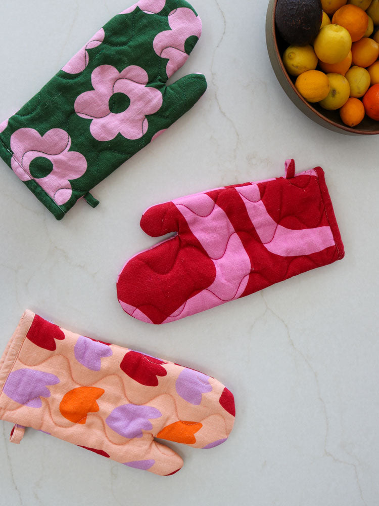 Tulip Fields Oven Mitt