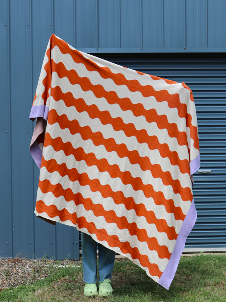 Totem Knitted Throw  by Mosey Me