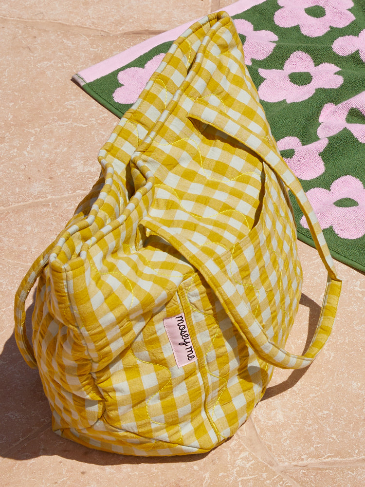 Citrus Seersucker Quilted Bag