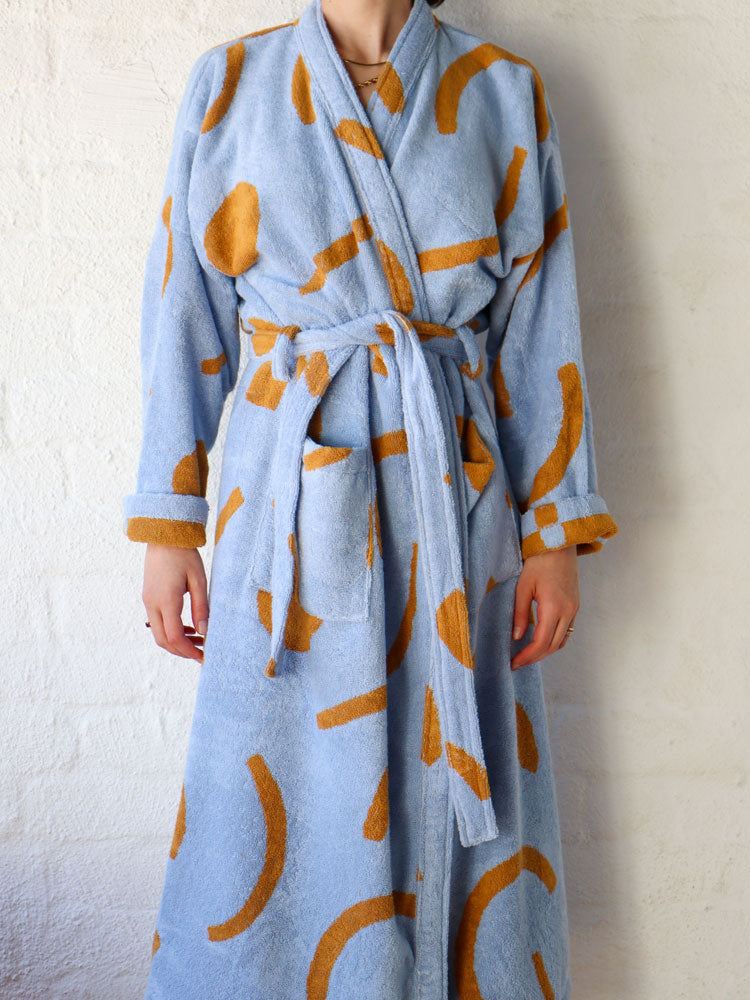 Shapes Terry Robe  by Mosey Me