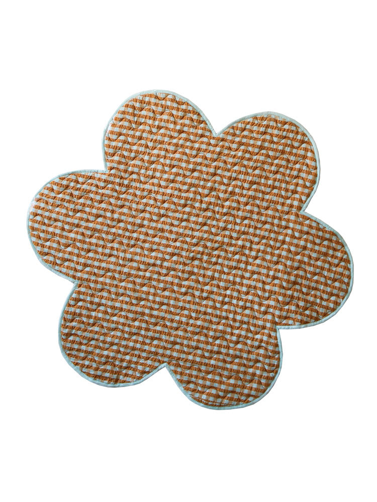 Honey Blue Seersucker Playmat