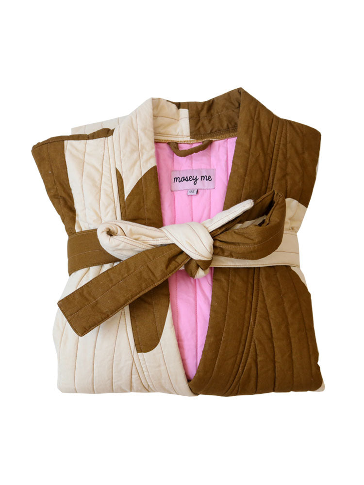 Tulip Quilted Robe  by Mosey Me