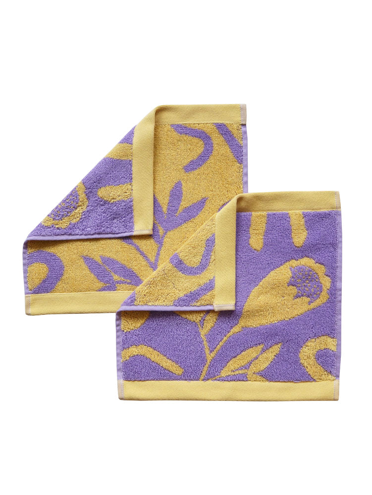 Floral Dreams Face Washer 2 Pack  by Mosey Me