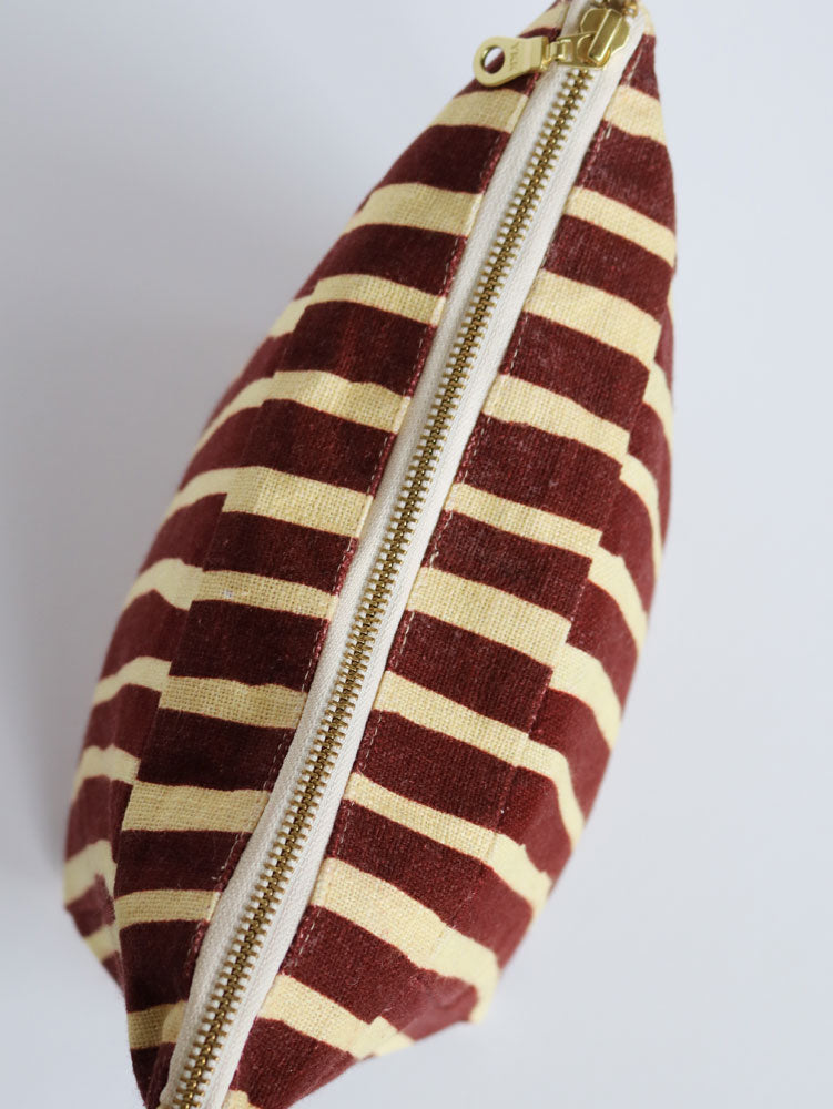 Strokes Cosmetic Bag  by Mosey Me