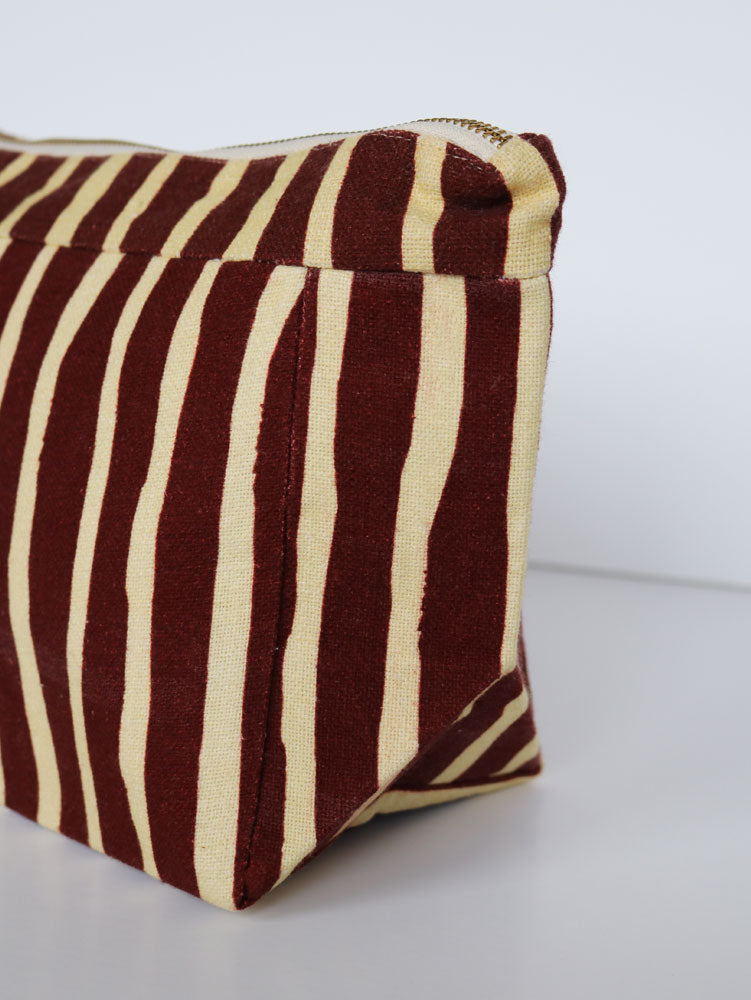 Strokes Cosmetic Bag  by Mosey Me