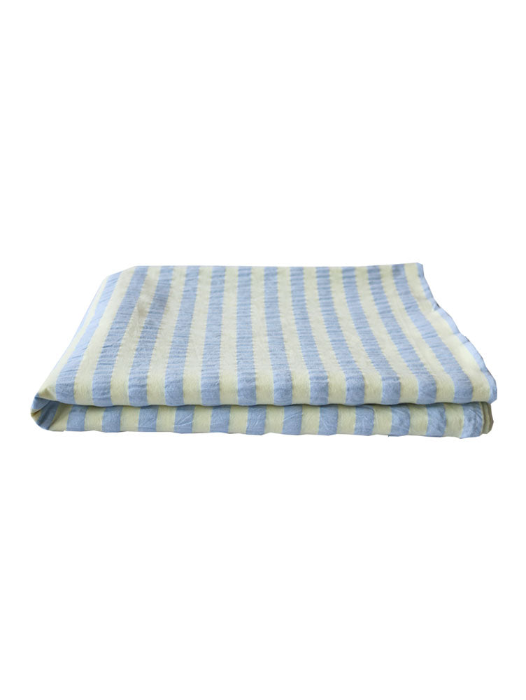Butter Blue Seersucker Tablecloth