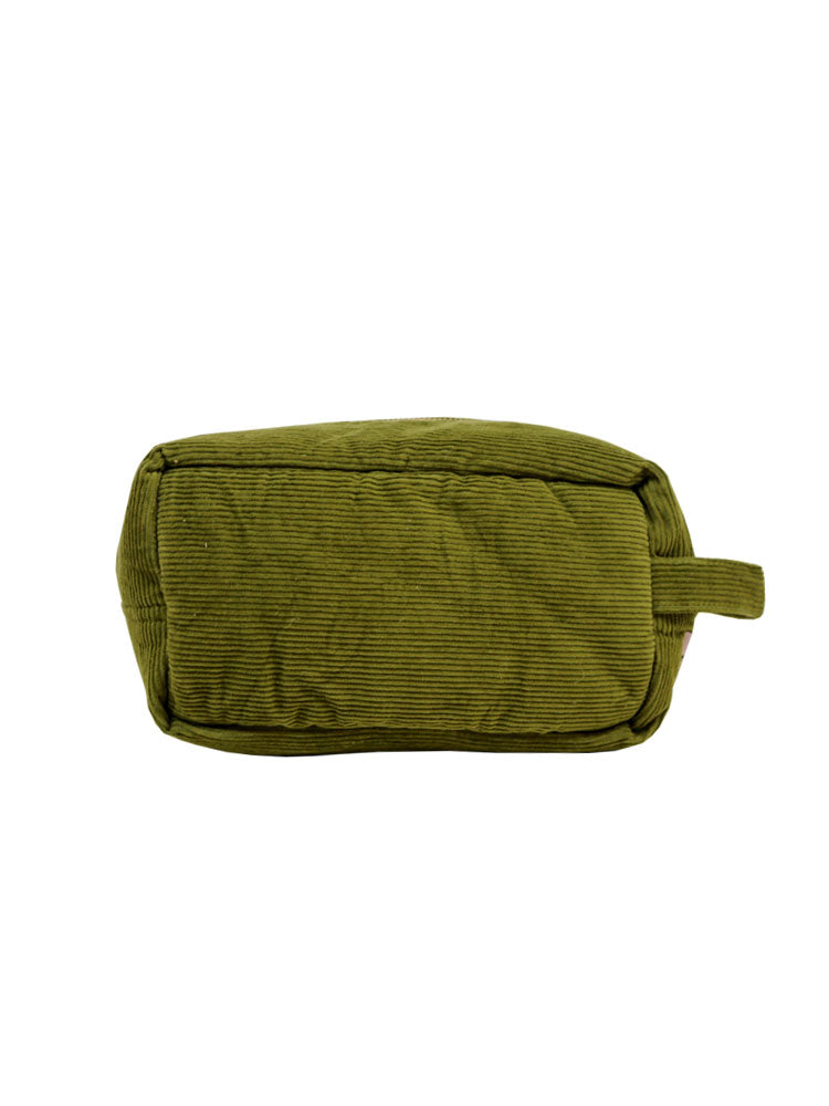 Corduroy Dopp Kit in Pistachio  by Mosey Me