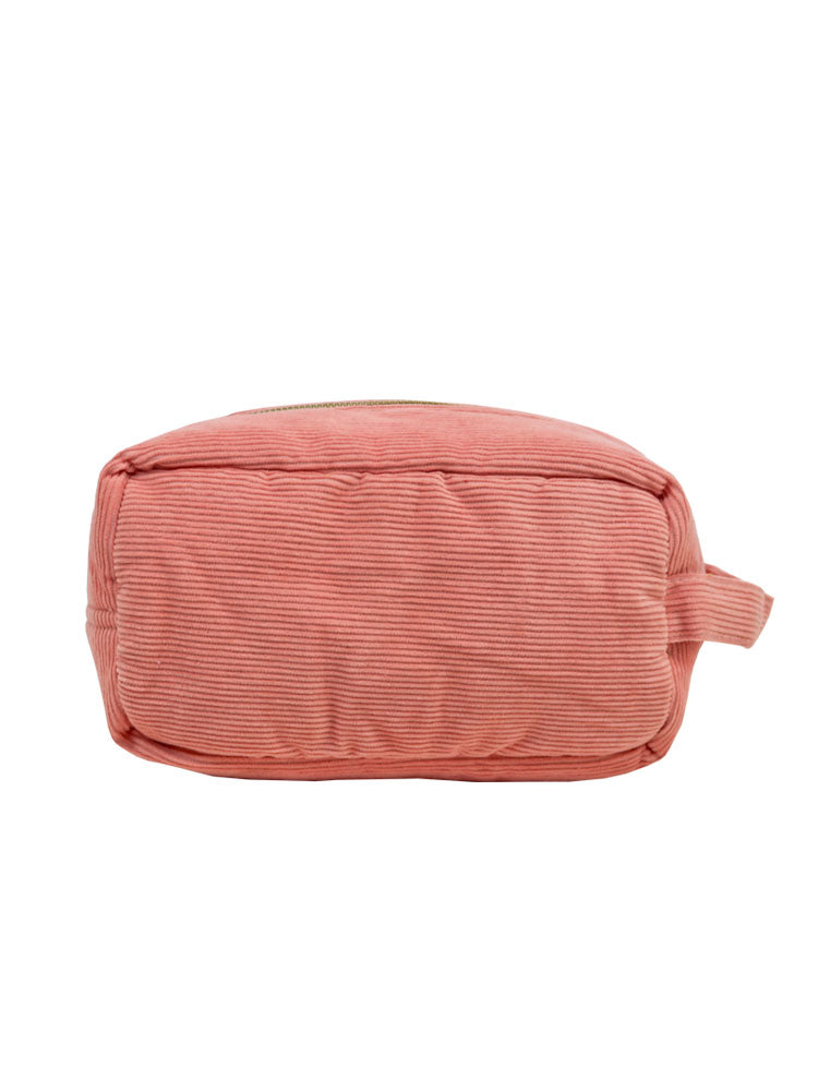 Corduroy Dopp Kit in Peach  by Mosey Me