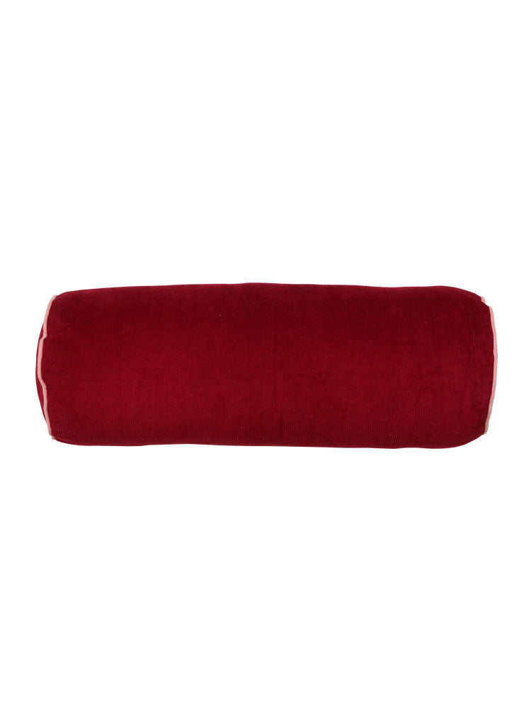 Corduroy Bolster - Ruby  by Mosey Me