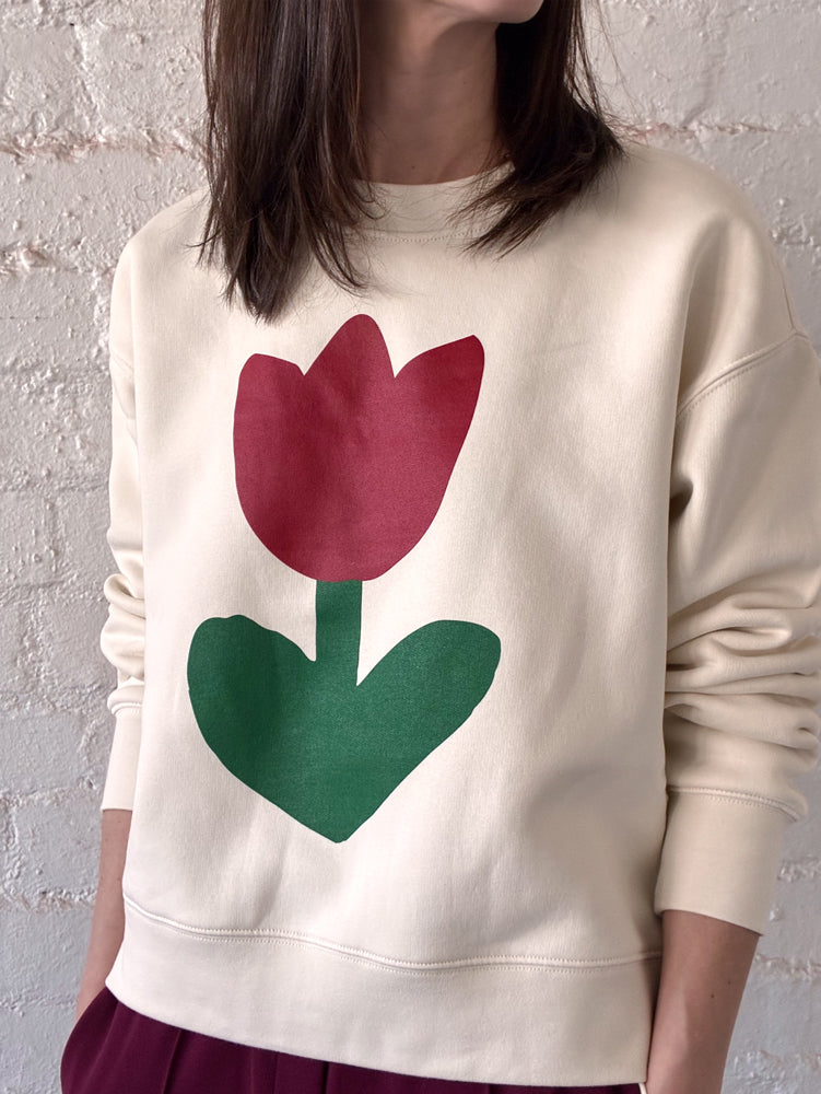 Tulip Sweater - Ecru