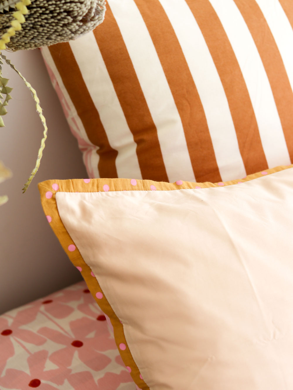 Everyday Standard Pillowcase Set - Rose Latte  by Mosey Me