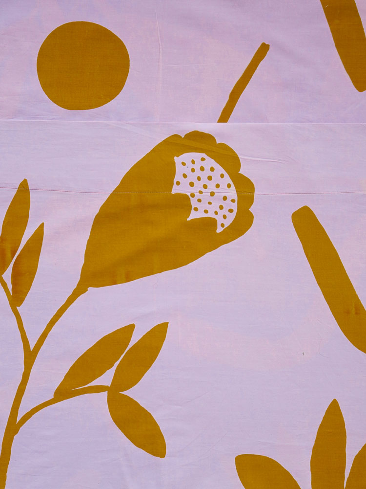 Floral Dreams Flat Sheet - Lilac