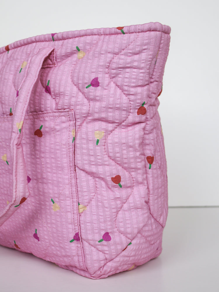 Forget Me Not Quilted Bag in Peony