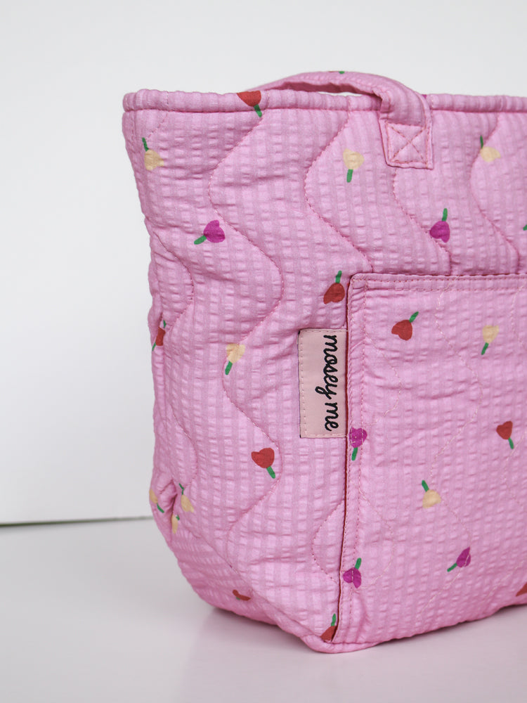 Forget Me Not Quilted Bag in Peony