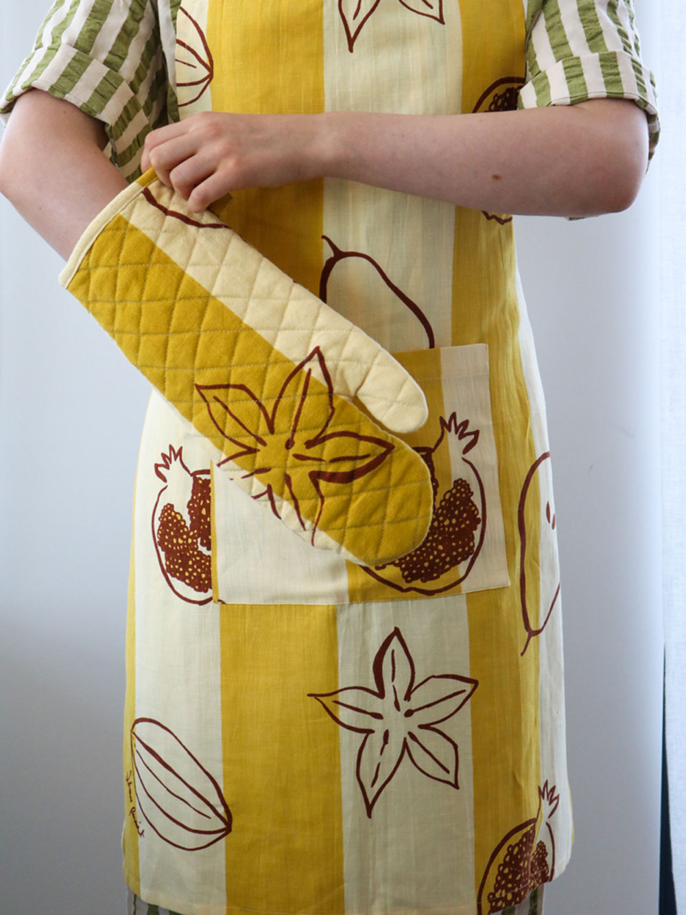 Winter Fruit Apron  by Mosey Me