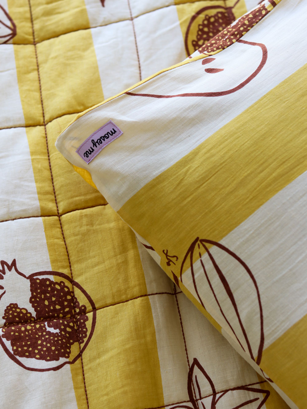 Winter Fruit Quilted Throw  by Mosey Me