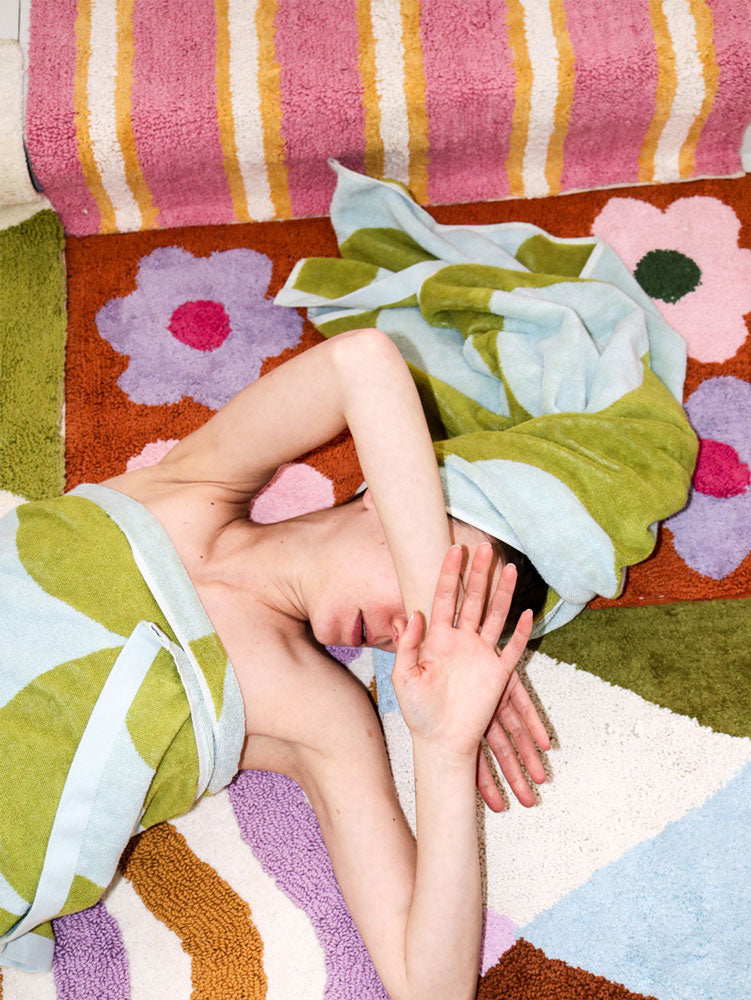Pebble Bath Towel  by Mosey Me