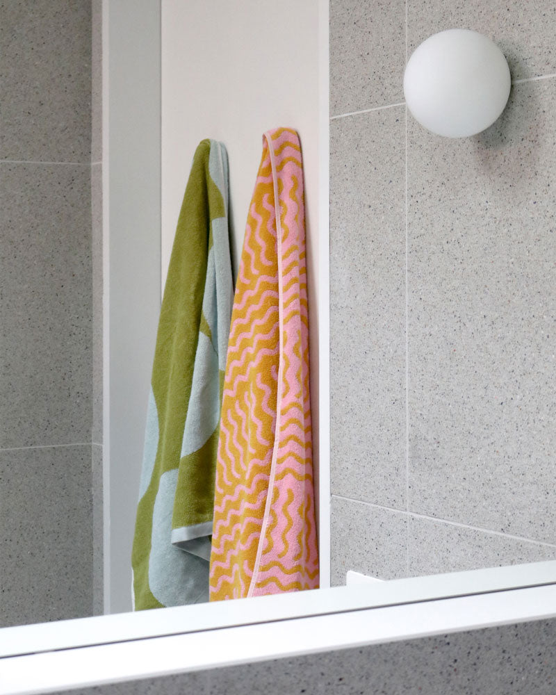 Pebble Bath Towel  by Mosey Me