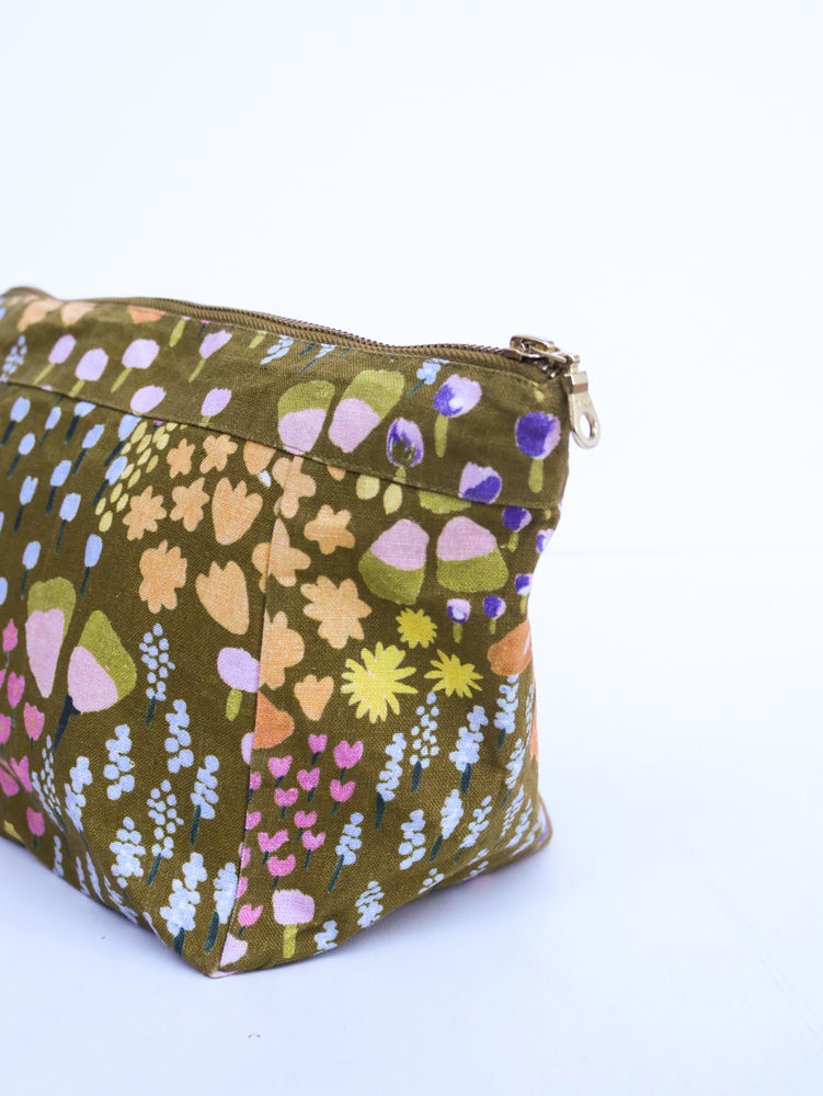Meadow Cosmetic Case  by Mosey Me