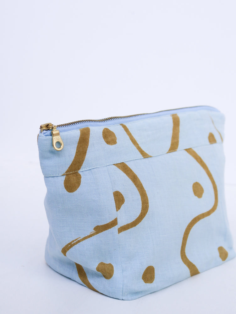 Whitewash Cosmetic Case  by Mosey Me