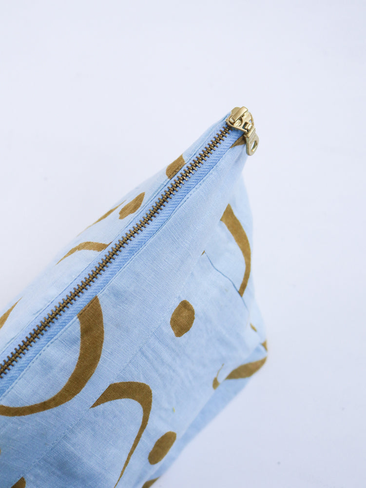 Whitewash Cosmetic Case  by Mosey Me