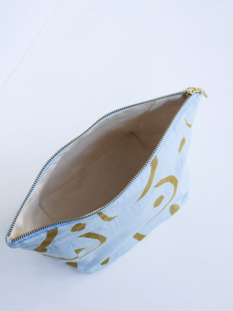 Whitewash Cosmetic Case  by Mosey Me