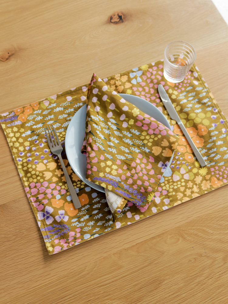 Placemat Set &amp; Napkin Set Bundle - Meadow  by Mosey Me