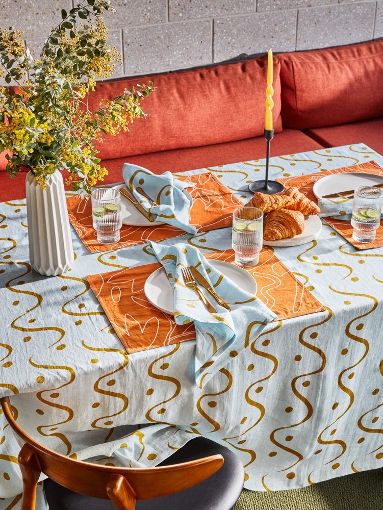 Whitewash Tablecloth  by Mosey Me