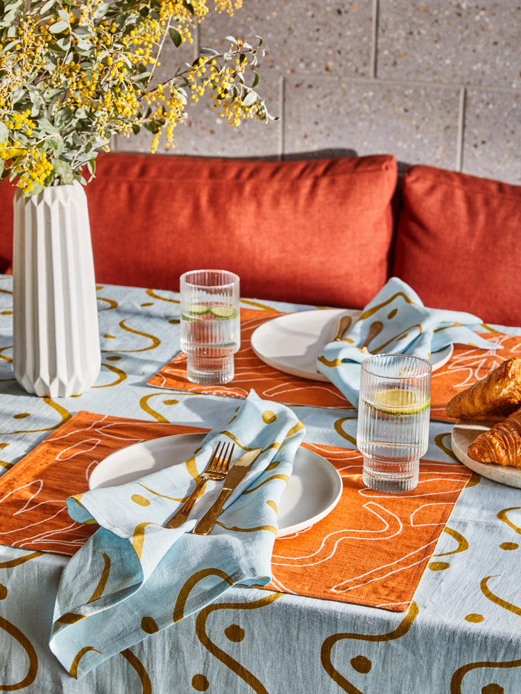 Whitewash Tablecloth  by Mosey Me