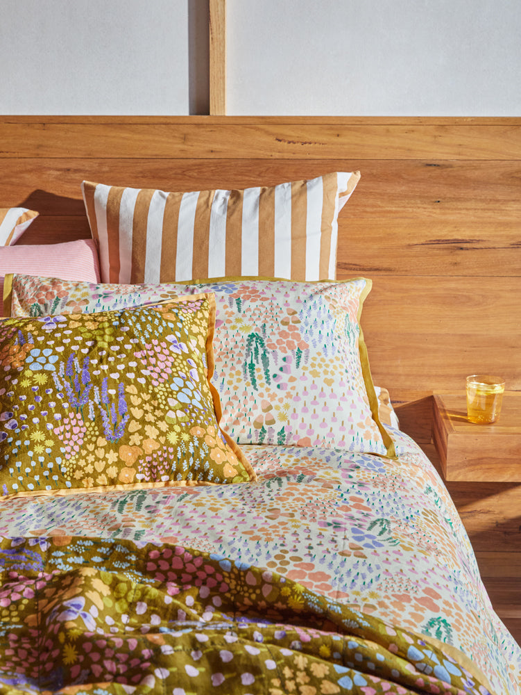 Meadow Linen Cushion  by Mosey Me