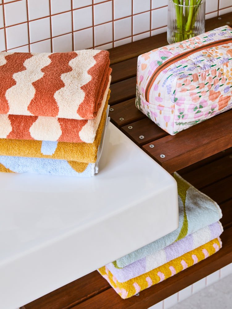Meadow Quilted Dopp Kit  by Mosey Me
