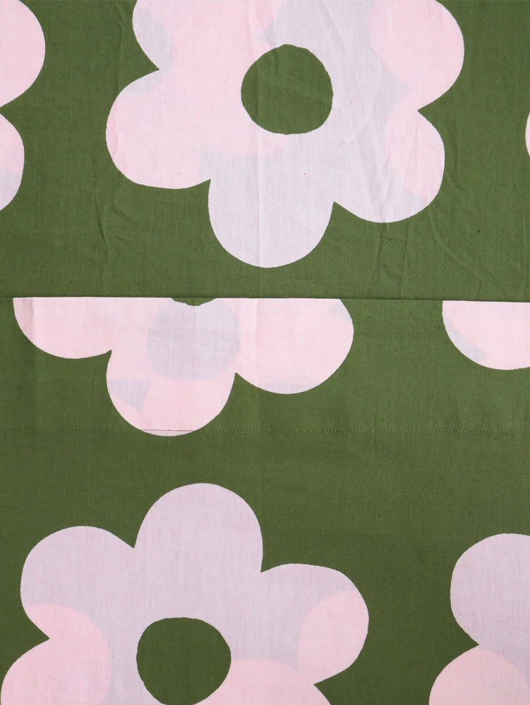 Flowerbed Flat Sheet  by Mosey Me