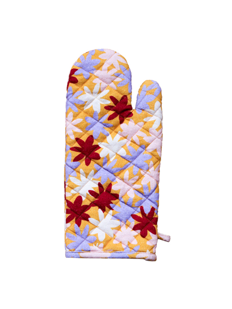 Oven Mitt Bundle - Crimson Floral  by Mosey Me