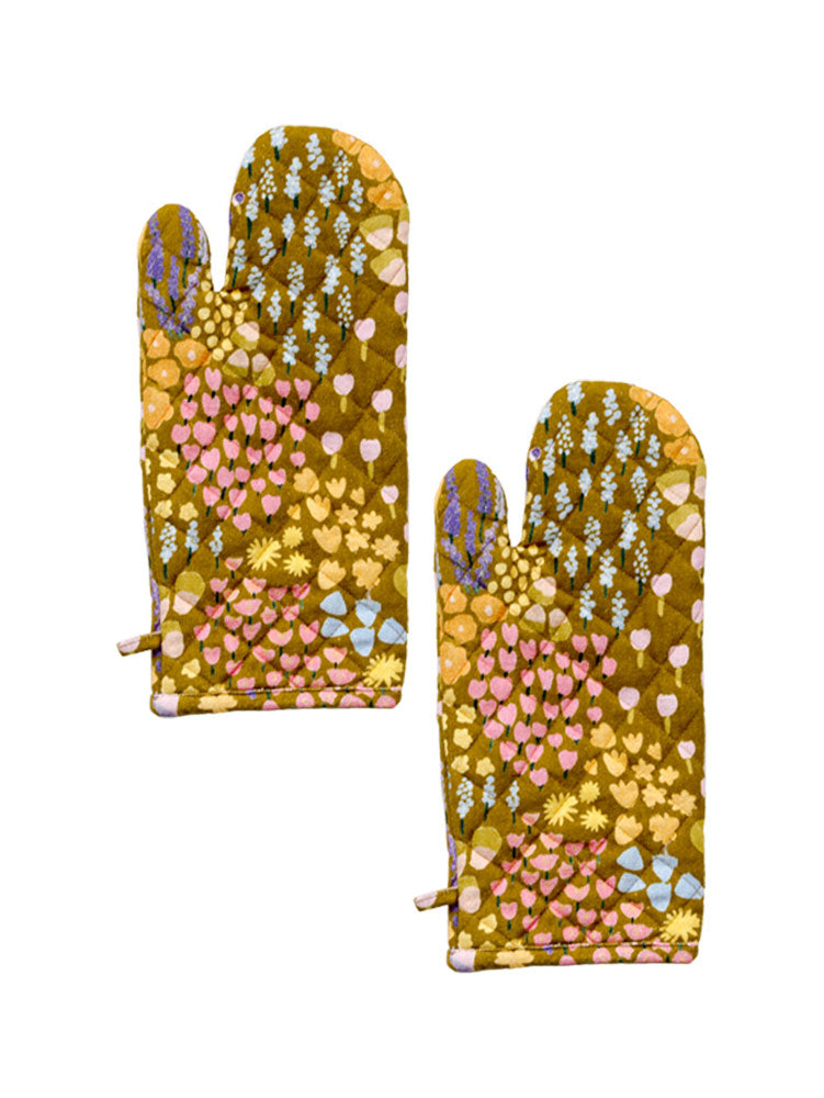 Oven Mitt Bundle - Meadow  by Mosey Me