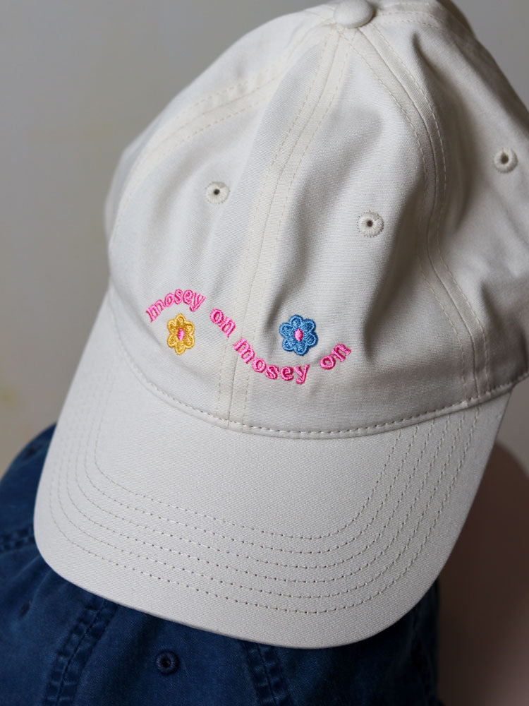 Mosey On Cap - Ecru  by Mosey Me