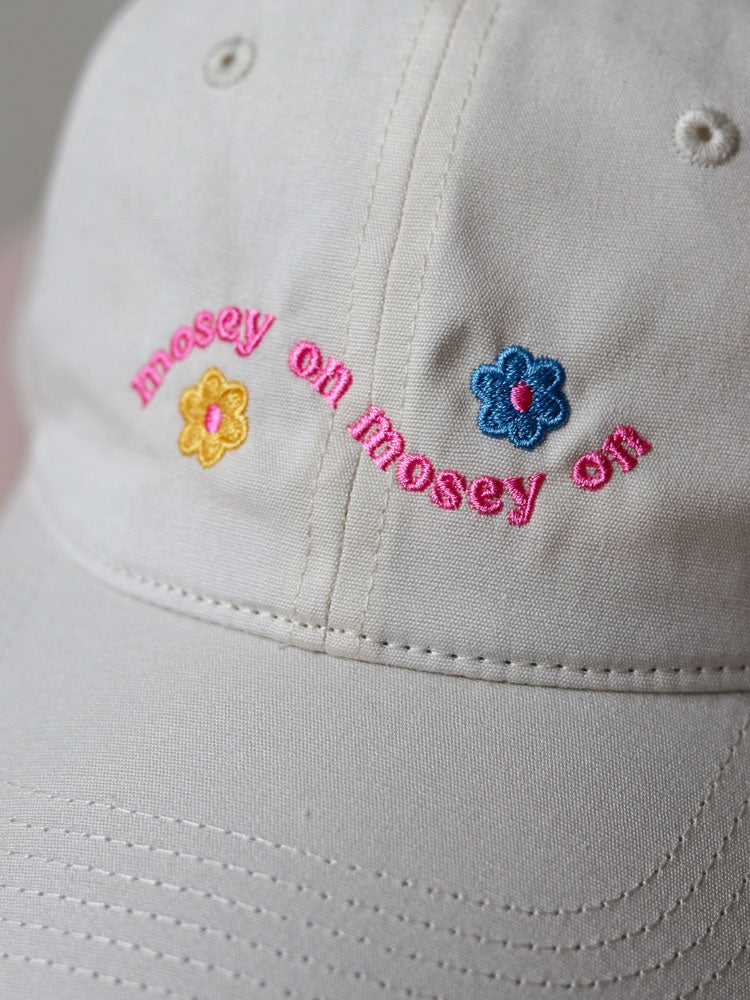 Mosey On Cap - Ecru  by Mosey Me