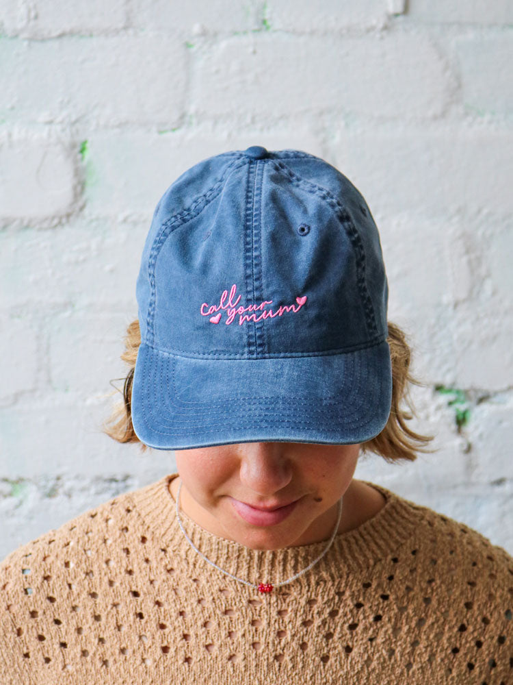 Call Your Mum Cap - Faded Midnight  by Mosey Me